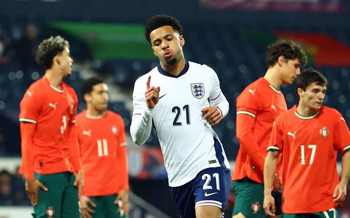 Ethan Nwaneri Shines on England U21 Debut!