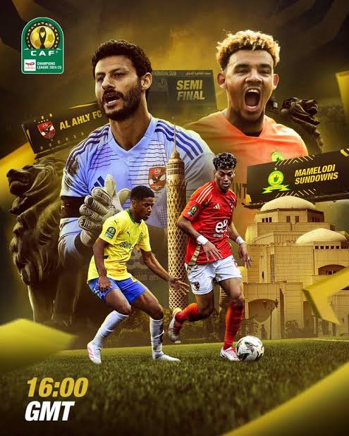 OFFICIAL: 2024/25 CAF Champions League Final – Pyramids FC vs Mamelodi Sundowns