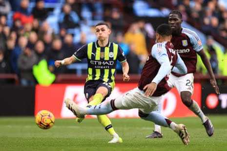 Last-Minute Drama: Man City Edges Aston Villa 2-1 at the Etihad