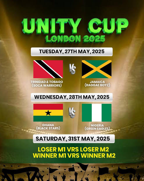 Unity Cup 2025: Ghana Announces Four-Team Tournament in London