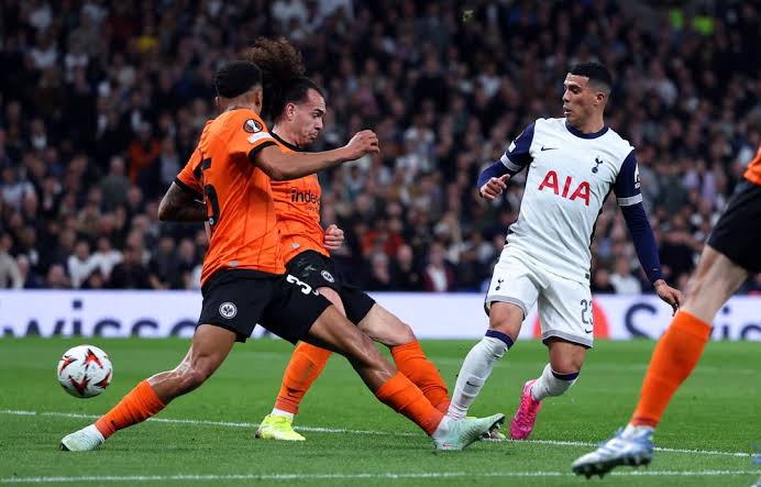 Spurs Held to 1-1 Draw by Frankfurt in Europa League Quarter-Final First Leg