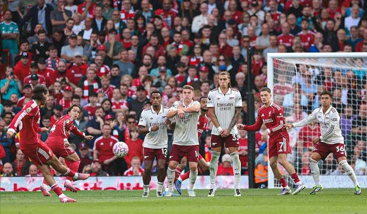 Liverpool 1-0 Arsenal: Szoboszlai’s Late Free-Kick Stuns the Gunners at Anfield