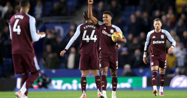 Brighton 3–4 Aston Villa — Match Report