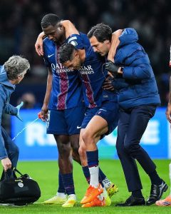 PSG suffer major injury scare as Achraf Hakimi faces race against time for Arsenal clash