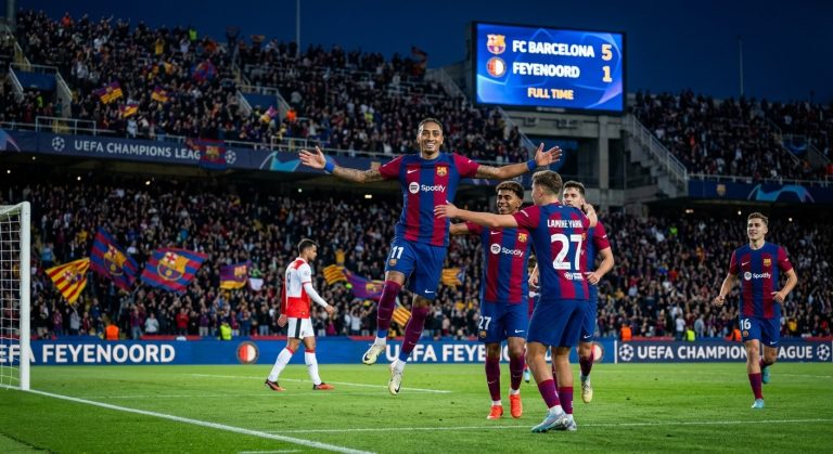 Five-Star Barcelona Rampage Past Feyenoord in Champions League Opener