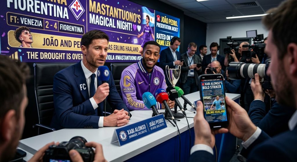 Xabi Alonso Rates João Pedro on the Same Level as Erling Haaland