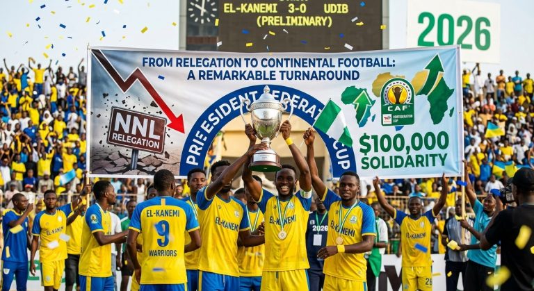 From Relegation to Continental Football: El-Kanemi Warriors’ Remarkable Turnaround
