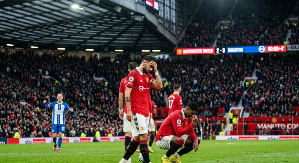 Manchester United Collapse to 3–2 Defeat Against Brighton at Old Trafford