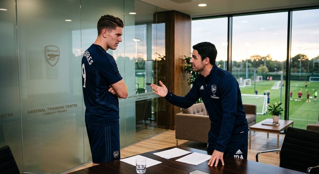 BREAKING: Victor Gyökeres Holds Tense Talks With Mikel Arteta Over Arsenal Role