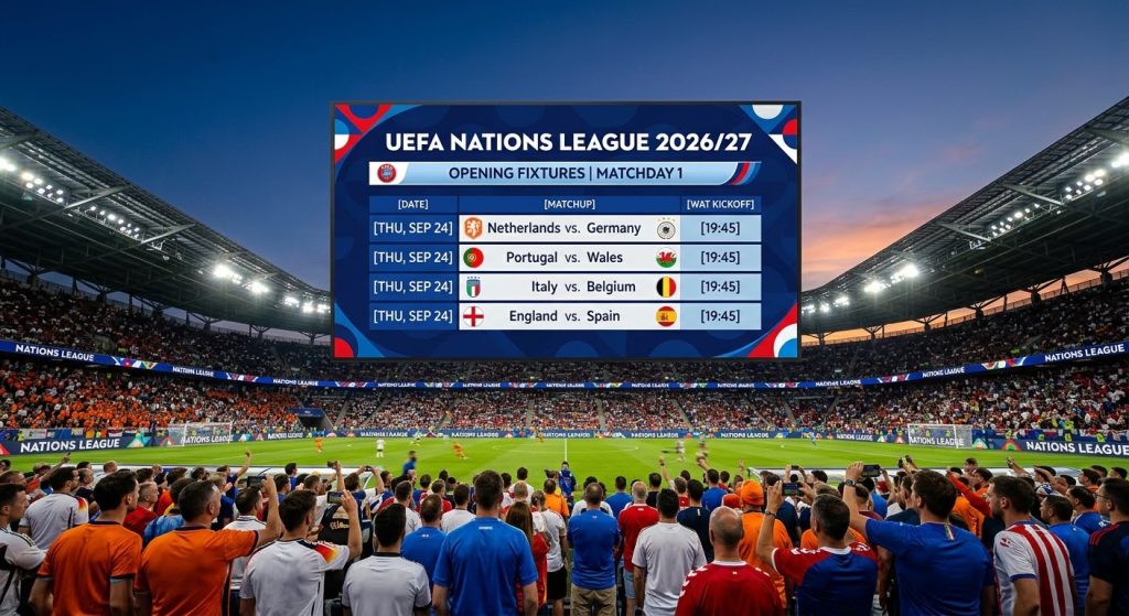 2026/27 UEFA Nations League Preview & Fixtures