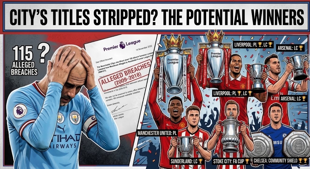 What Happens If Manchester City Are Stripped of Their Titles? The Potential Winners Revealed