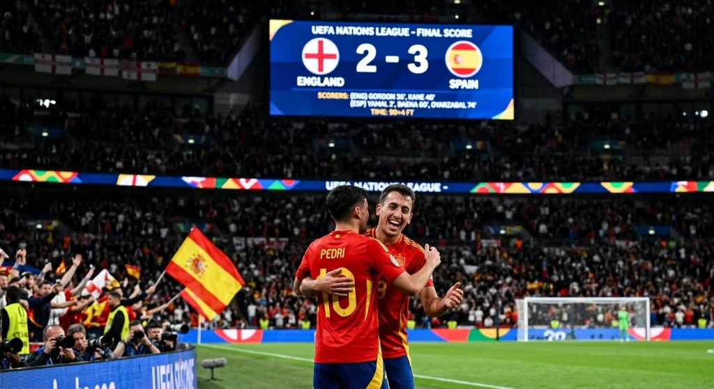 England 2–3 Spain Competition: UEFA Nations League (Group Stage)