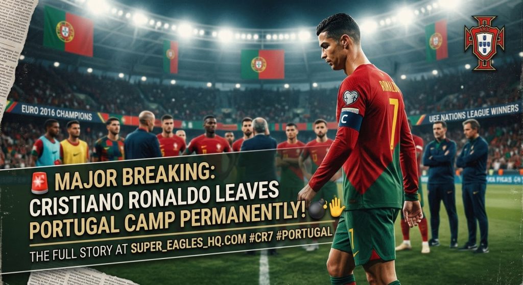 BREAKING: Cristiano Ronaldo Leaves Portugal National Team Camp