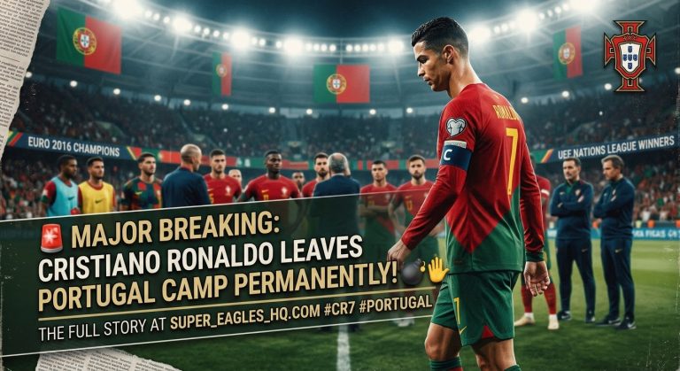 BREAKING: Cristiano Ronaldo Leaves Portugal National Team Camp