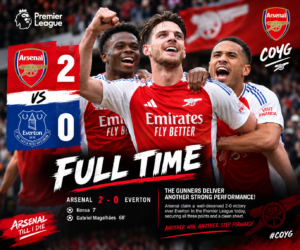 ARSENAL SECURE IMPRESSIVE 2-0 WIN OVER EVERTON! 🔥