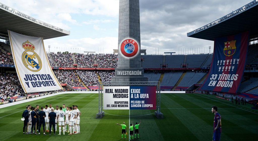 BREAKING: Real Madrid Request UEFA Strip Barcelona of 33 Titles in Negreira Scandal Escalation