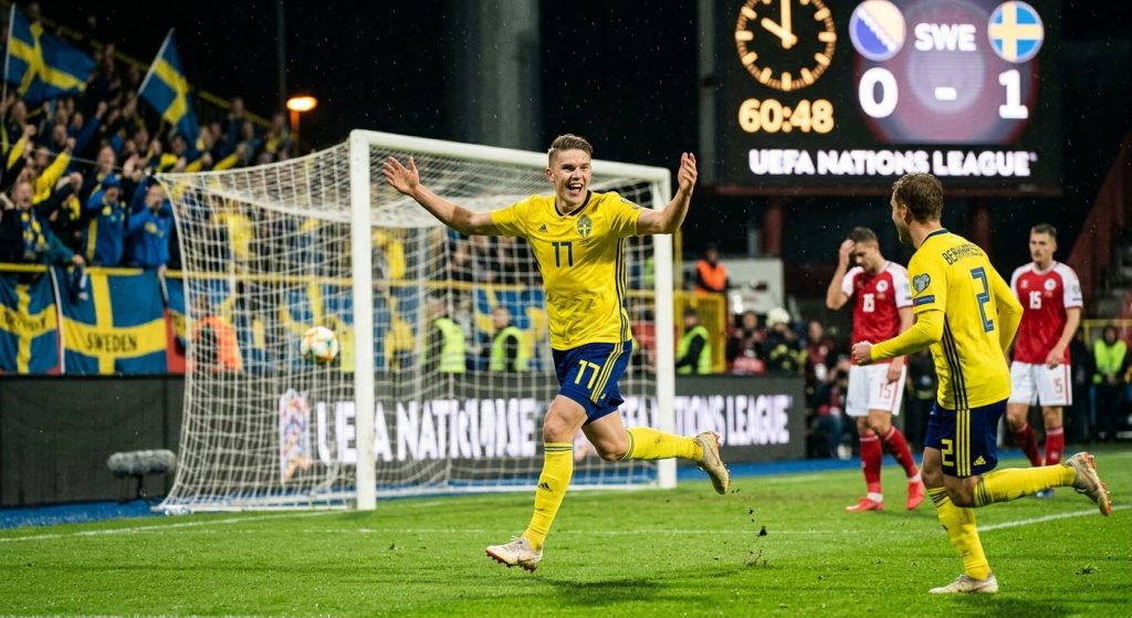 Sweden Held to 1–1 Draw by Bosnia & Herzegovina in Nations League Thriller